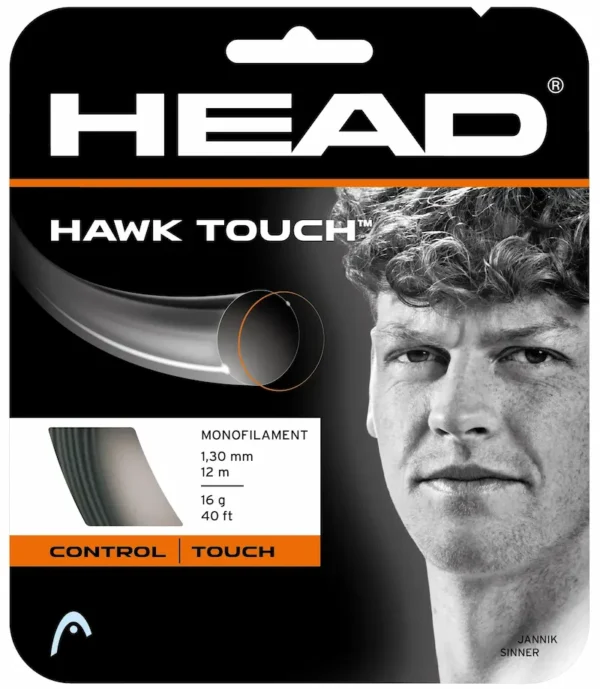HEAD Hawk Touch 1,25mm Black inkl. Bespannung