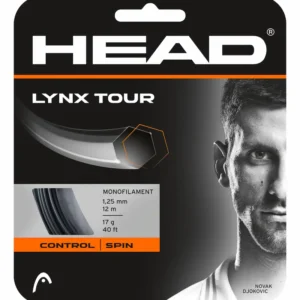 HEAD Lynx Tour 1,30mm Black inkl. Bespannung