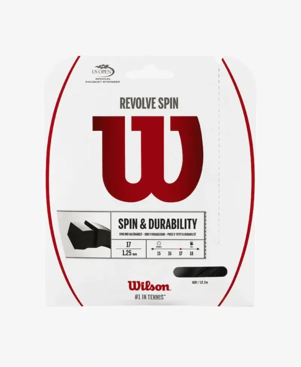 WILSON Revolve Spin 1,25mm Black inkl. Bespannung