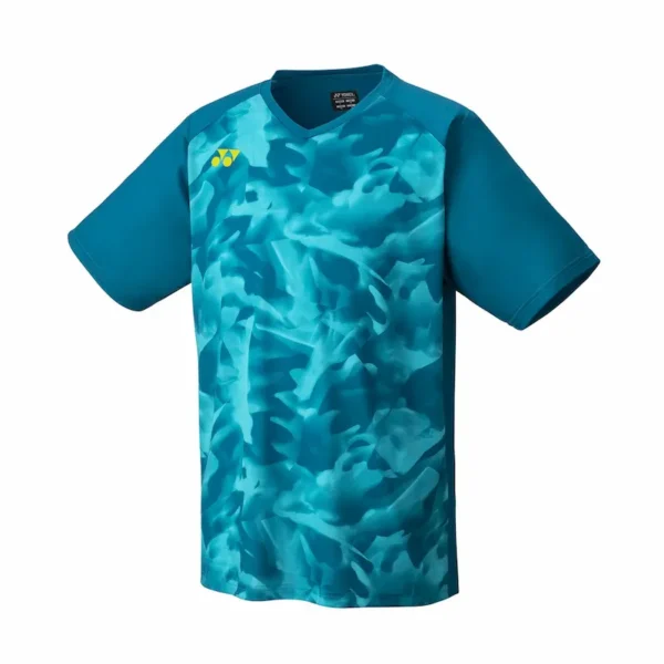 Yonex Men's Crew Neck Shirt, Club Team Blue Green YM0033