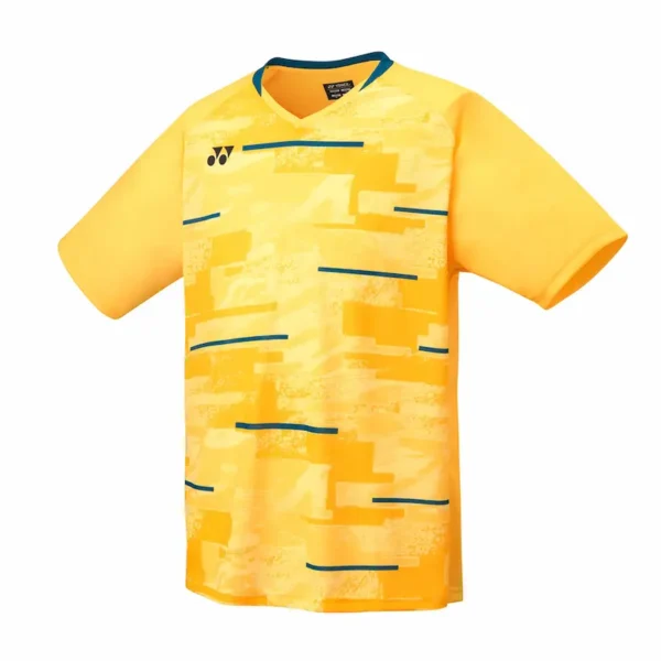 Yonex Men's Crew Neck Shirt, Club Team Soft Yellow YM0034