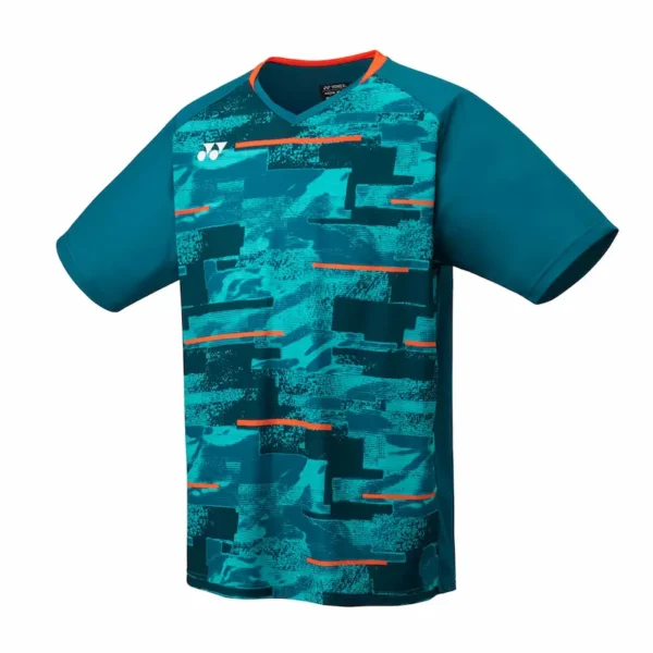 Yonex Men's Crew Neck Shirt, Club Team Blue Green YM0034
